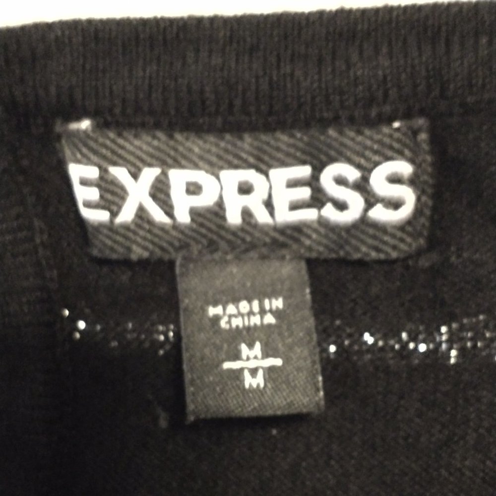 Express black and silver sweater - Picture 3 of 3